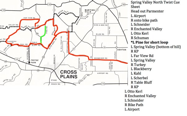 Spring Valley with a Twist Map and Cue